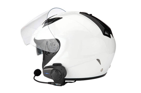 SENA INTERKOM MOTOCYKLOWY SMH10 BLUETOOTH 3.0 DO 900M Z MIKROFONEM NA PAŁĄKU ( 2 ZESTAWY ) (EL)