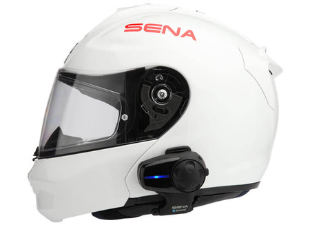 SENA INTERKOM MOTOCYKLOWY SMH10 BLUETOOTH 3.0 DO 900M Z MIKROFONEM NA PAŁĄKU ( 2 ZESTAWY ) (EL)