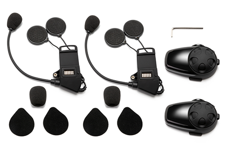 SENA INTERKOM MOTOCYKLOWY SMH10 BLUETOOTH 3.0 900M Z MIKROFONEM NA PAŁĄKU