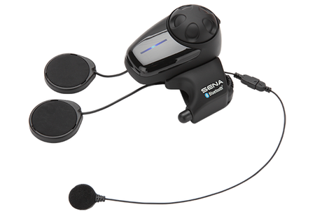SENA INTERKOM MOTOCYKLOWY SMH10 BLUETOOTH 3.0 DO 900M Z MIKROFONEM NA PAŁĄKU ( 2 ZESTAWY ) (EL)