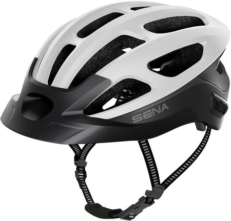 Kask rowerowy z systemem łączności Sena M1-EVO-MW00L |  Biały, rozmiar L