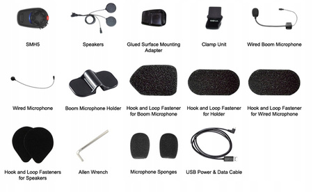 INTERKOM Motocyklowy SENA SMH5 BLUETOOTH 3.0 |400M